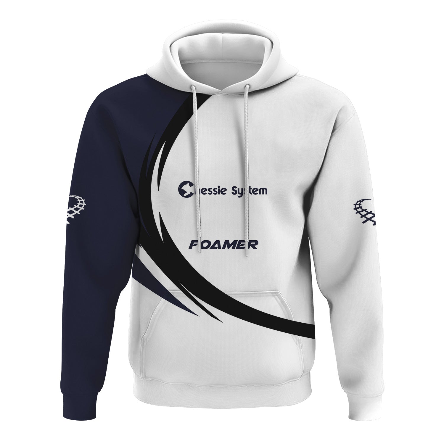 Railspirit Personalized Chessie System Railroad Hoodie Unique Graphic Style Zip Up Hoodie For Train Enthusiasts