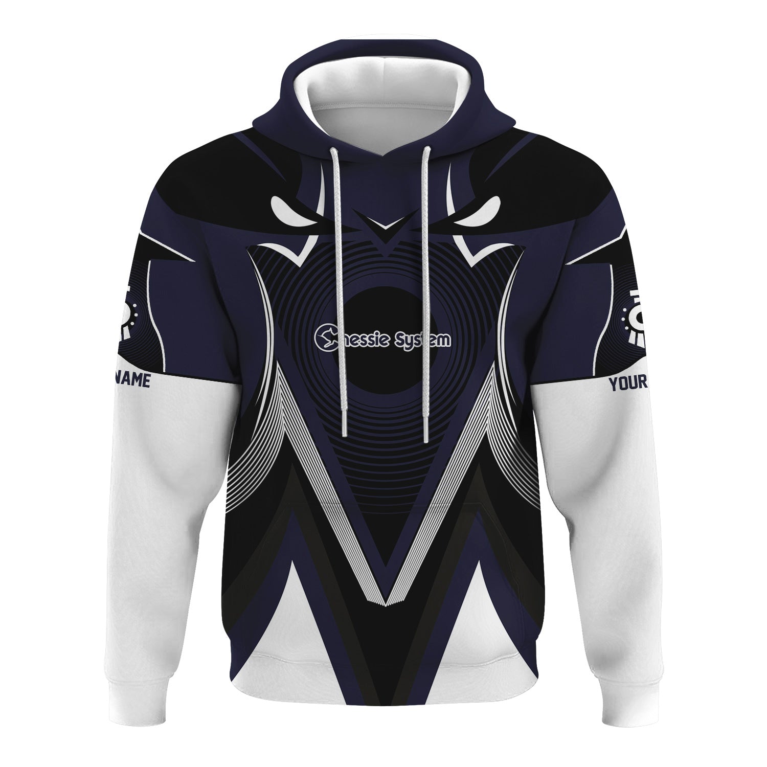 Railspirit Personalized Chessie System Railroad Hoodie Vibrant Graphic Pattern Zip Up Hoodie For Train Enthusiasts