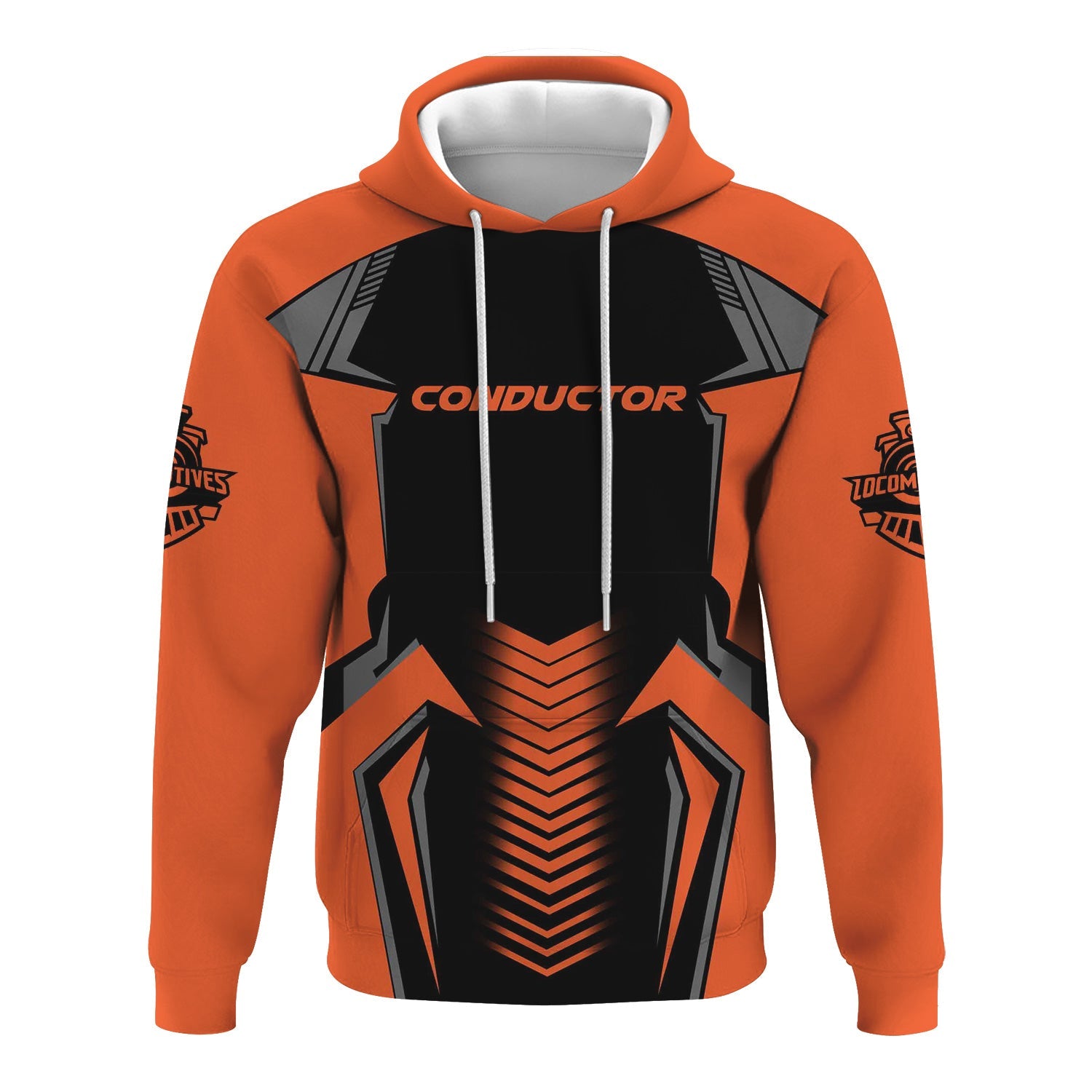 Railspirit Personalized Illinois Central Railroad Hoodie Standout Style with Custom Position Train Zip Up Hoodie