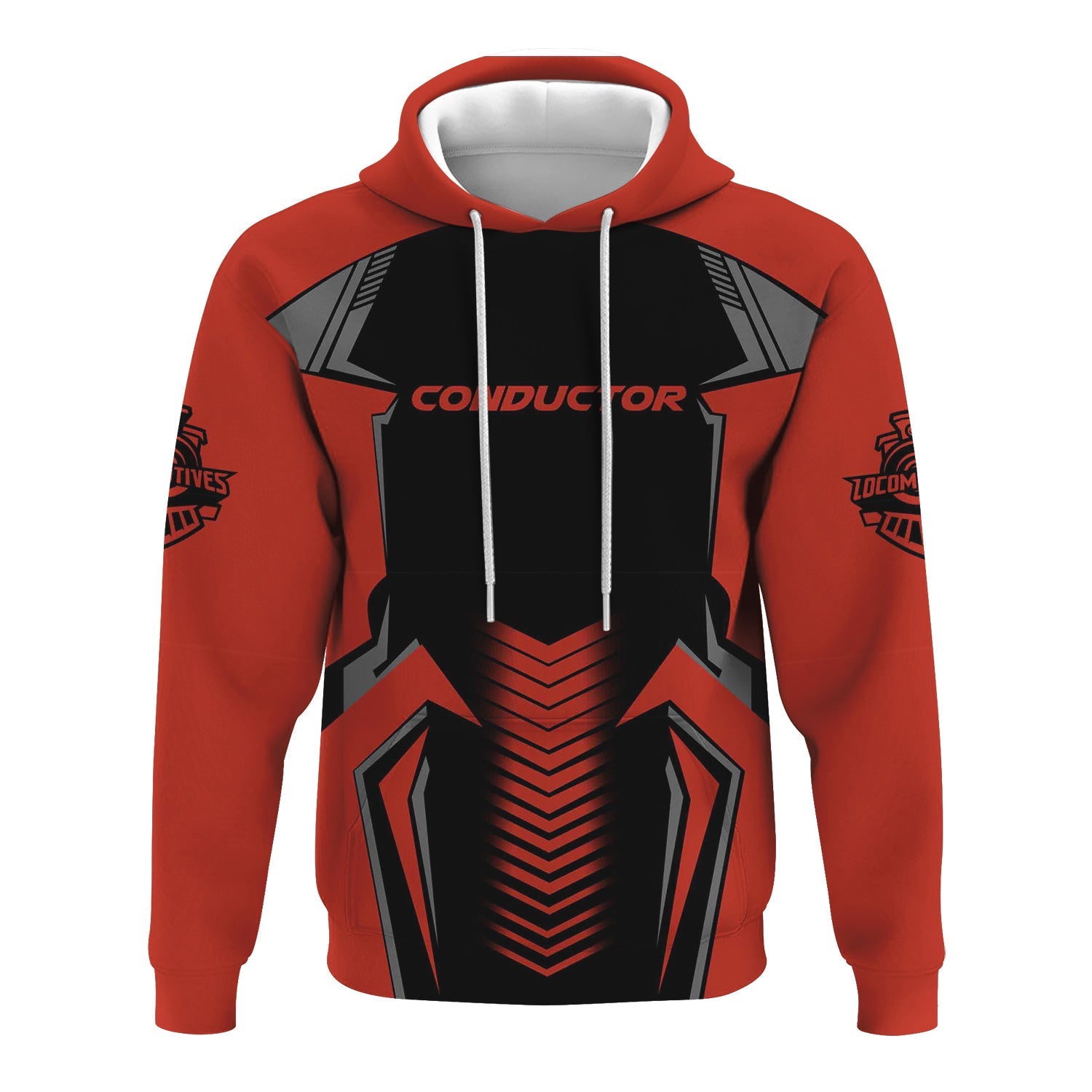 Railspirit Personalized Chicago and North Western Railway Hoodie Standout Style with Custom Position Train Zip Up Hoodie