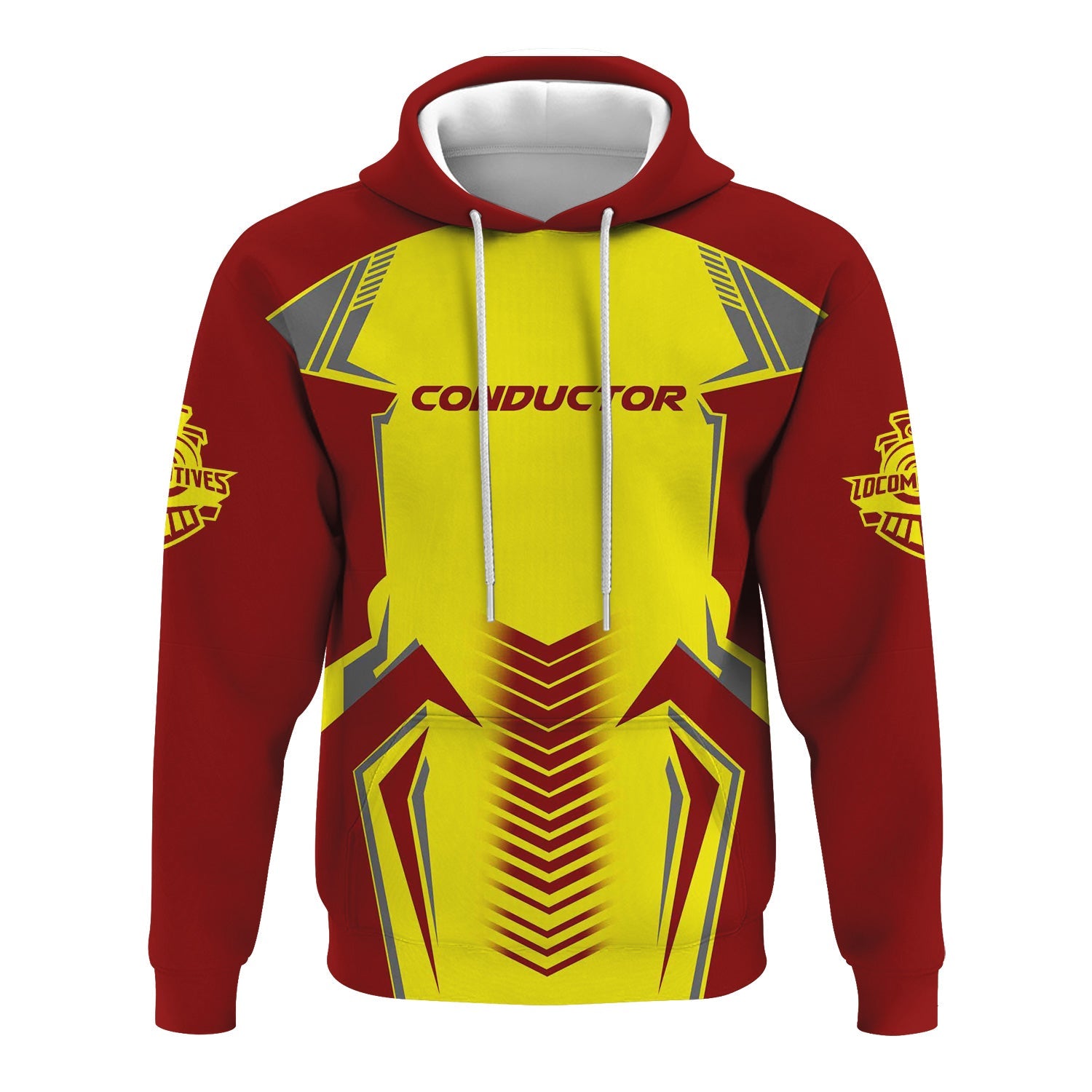 Railspirit Personalized Denver and Rio Grande Western Railroad Hoodie Standout Style with Custom Position Train Zip Up Hoodie