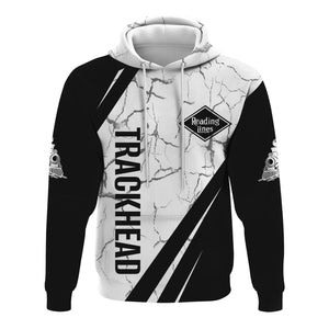 Railspirit Personalized Reading Railroad Hoodie Crackle Texture Style Train Zip Up Hoodie For Trackhead