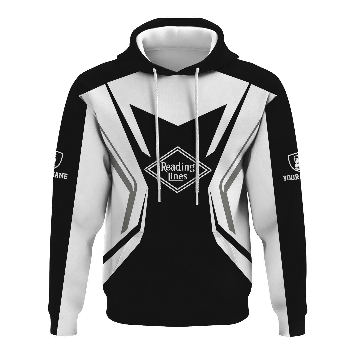 Railspirit Personalized Reading Railroad Hoodie Unique Style with Custom Job Train Zip Up Hoodie
