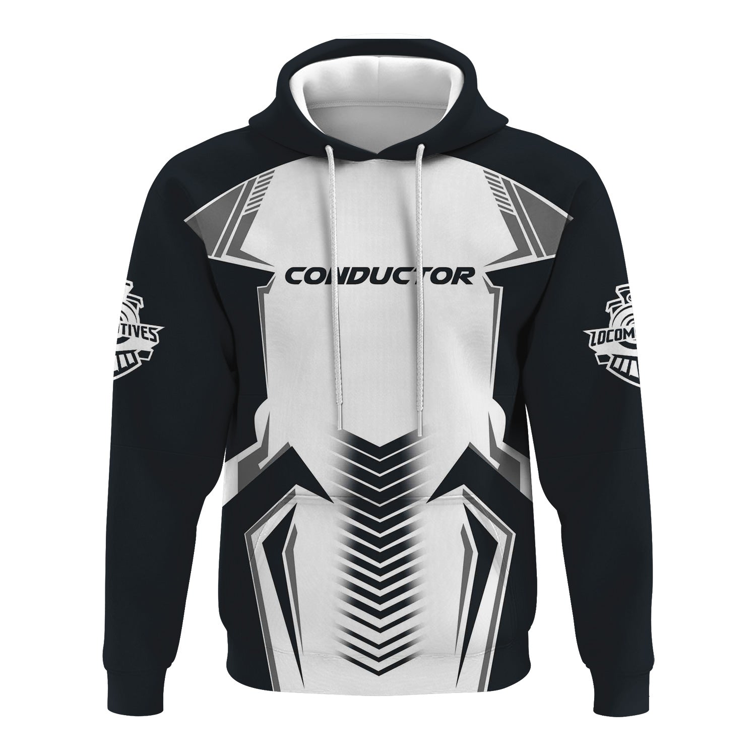 Railspirit Personalized Western Pacific Railroad Hoodie Standout Style with Custom Position Train Zip Up Hoodie