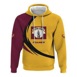 Railspirit Personalized Boston and Maine Railroad Hoodie Unique Graphic Style Zip Up Hoodie For Train Enthusiasts