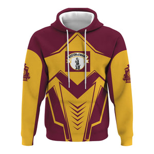 Railspirit Personalized Boston and Maine Railroad Hoodie Railway Trainspotter Style Zip Up Hoodie Gift Idea For Foamers