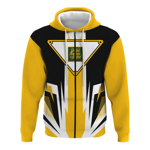 Railspirit New York, New Haven and Hartford Railroad Hoodie Bold Graphic Style New Haven Railroad All Over Printed Zip Up Hoodie