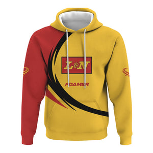 Railspirit Personalized Louisville and Nashville Railroad Hoodie Unique Graphic Style L&N Zip Up Hoodie For Train Enthusiasts