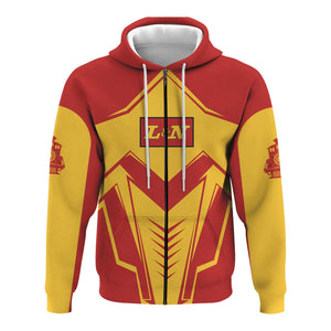 Railspirit Personalized Louisville and Nashville Railroad Hoodie Railway Trainspotter Style L&N Zip Up Hoodie Gift Idea For Foamers