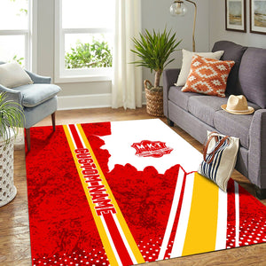 Railspirit Personalized Katy Railroad Area Rug Vintage All Over Printed Rug