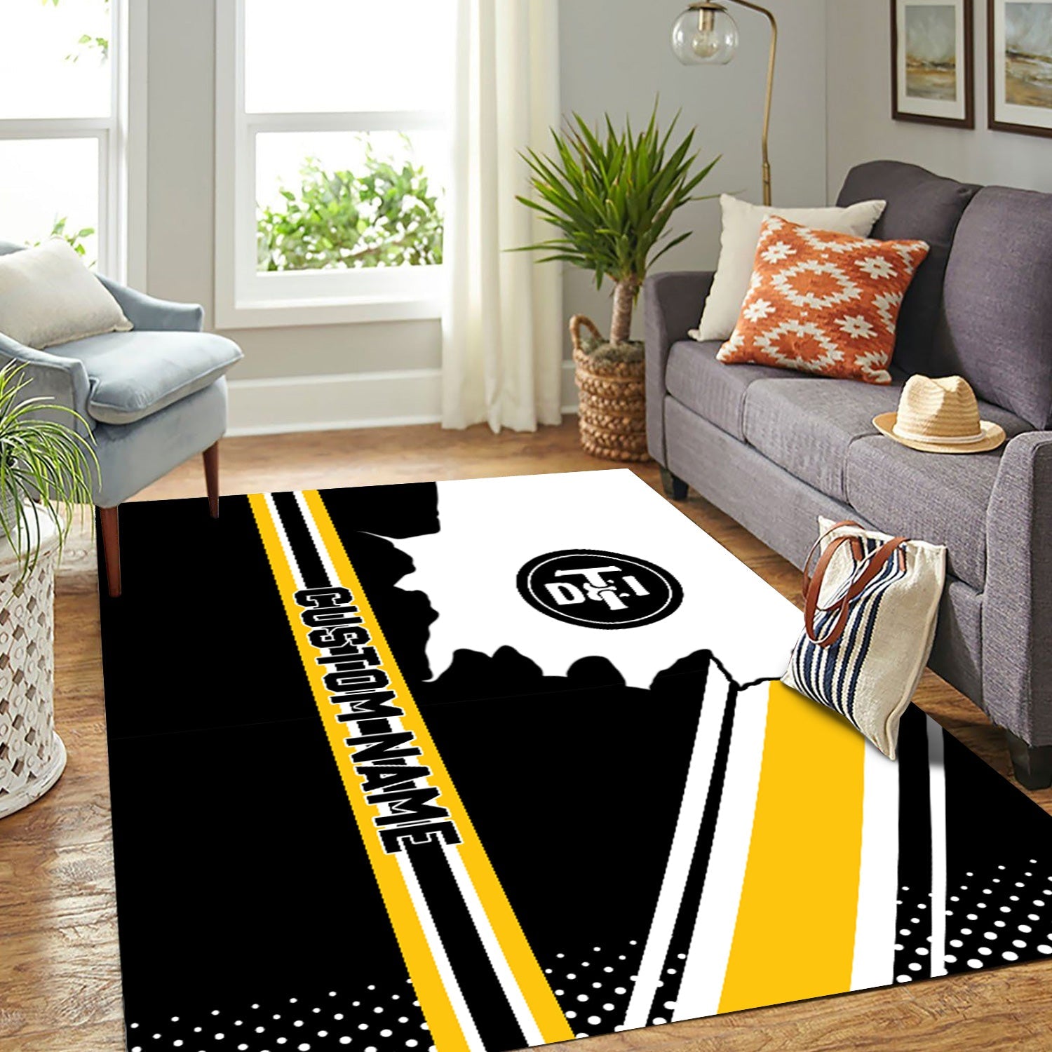 Railspirit Personalized Detroit Toledo And Ironton Railroad Area Rug Vintage All Over Printed Rug