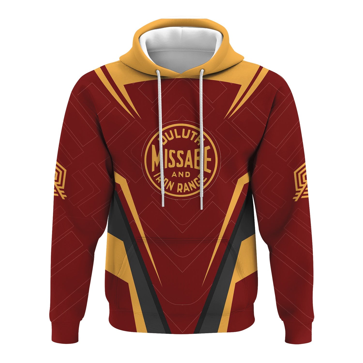 Railspirit Personalized Duluth, Missabe, & Iron Range Railroad Hoodie Railway Inspired Apparel Train Zip Up Hoodie For Train Lovers