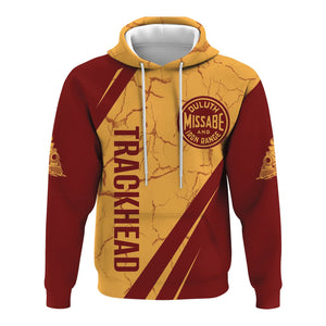Railspirit Personalized Duluth, Missabe, & Iron Range Railroad Hoodie Crackle Texture Style Train Zip Up Hoodie For Trackhead