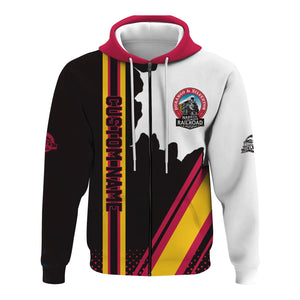 Railspirit Personalized Durango And Silverton Narrow Gauge Railroad Hoodie All Over Printed Unisex Zip Up Hoodie