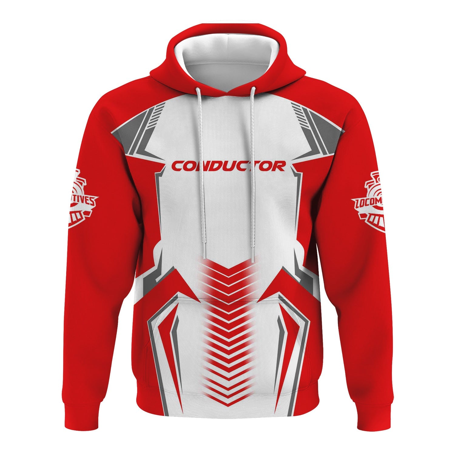 Railspirit Personalized Katy Railroad Hoodie Standout Style with Custom Position Train Zip Up Hoodie