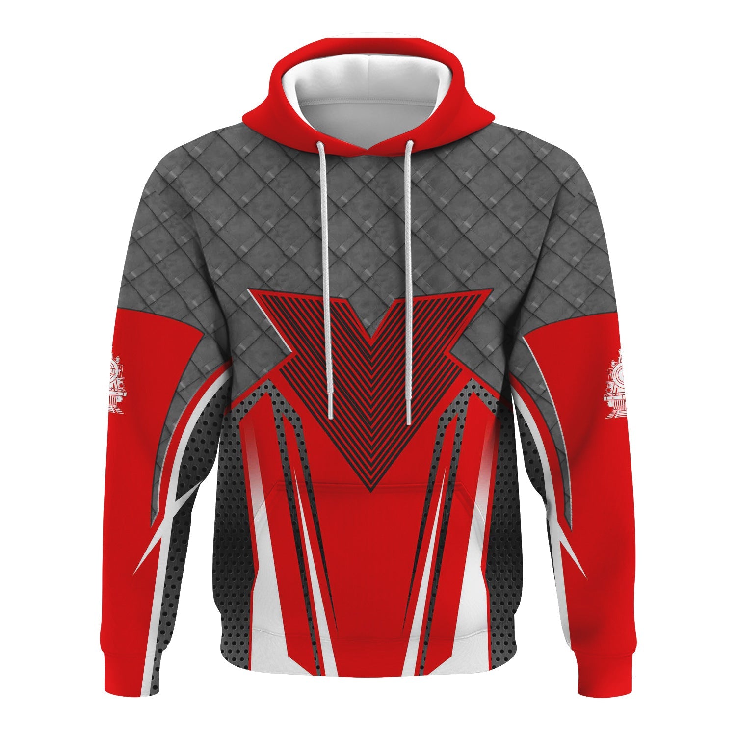 Railspirit Personalized Katy Railroad Hoodie Rugged Steel Vibes Train Zip Up Hoodie All Over Print