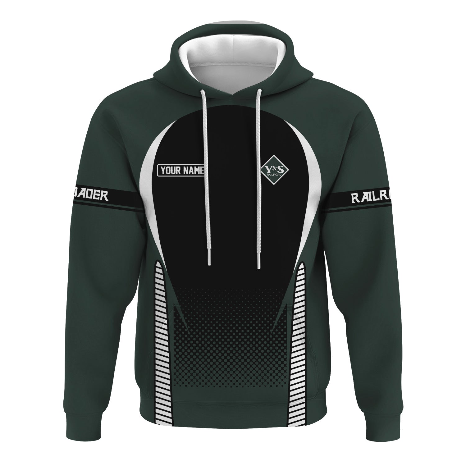 Railspirit Personalized Youngstown & Southern Railroad Hoodie Stress Is Caused By Not Having Enough Trains  Zip Up Hoodie