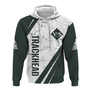 Railspirit Personalized Youngstown & Southern Railroad Hoodie Crackle Texture Style Train Zip Up Hoodie For Trackhead
