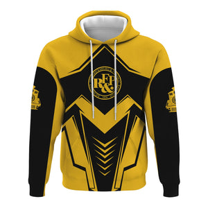 Railspirit Personalized Richmond, Fredericksburg And Potomac Railroad Hoodie Railway Trainspotter Style Zip Up Hoodie Gift Idea For Foamers