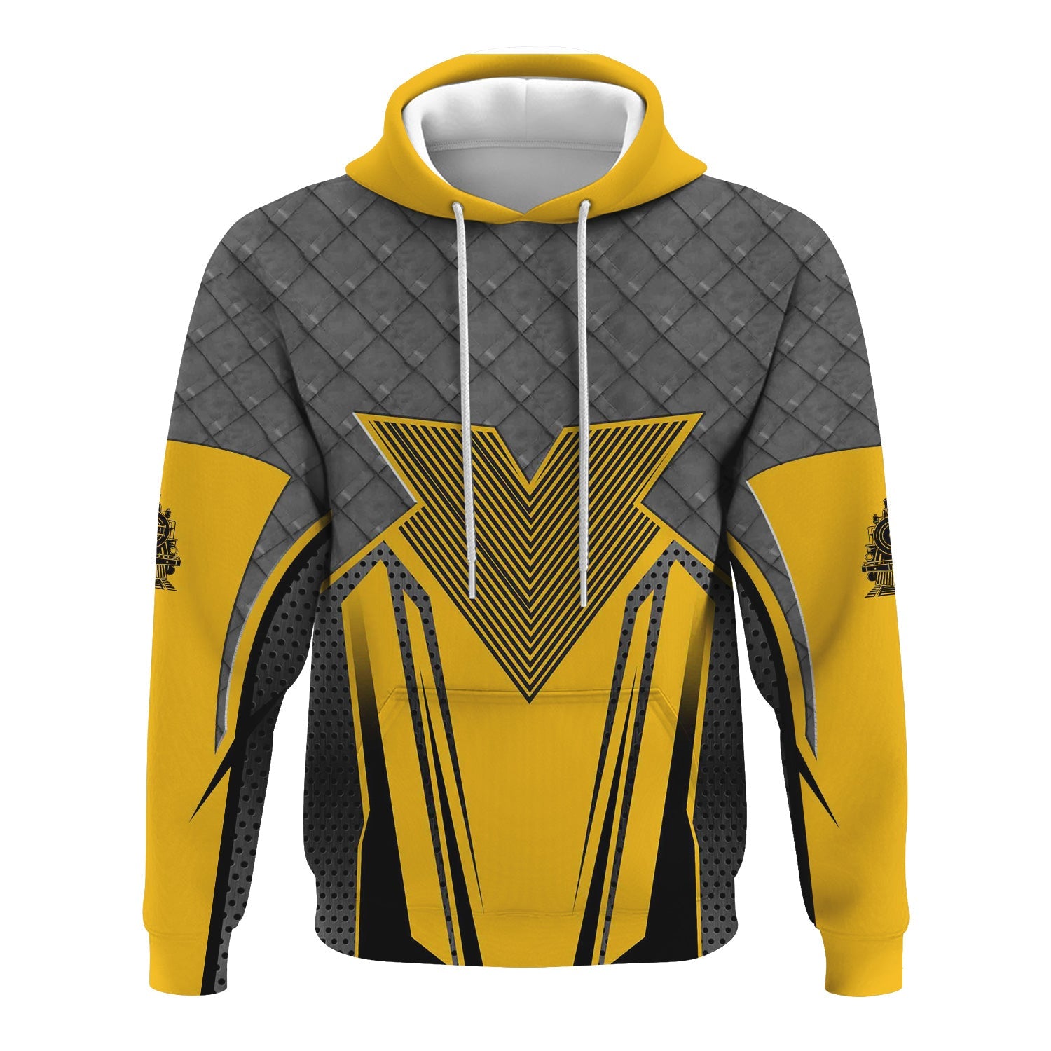 Railspirit Personalized Richmond, Fredericksburg And Potomac Railroad Hoodie Rugged Steel Vibes Train Zip Up Hoodie All Over Print