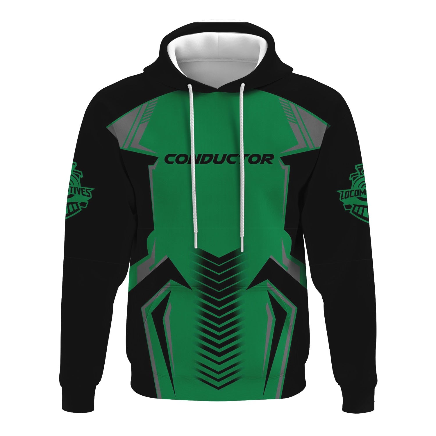 Railspirit Personalized Pittsburgh And Lake Erie Railroad Hoodie Standout Style with Custom Position Train Zip Up Hoodie