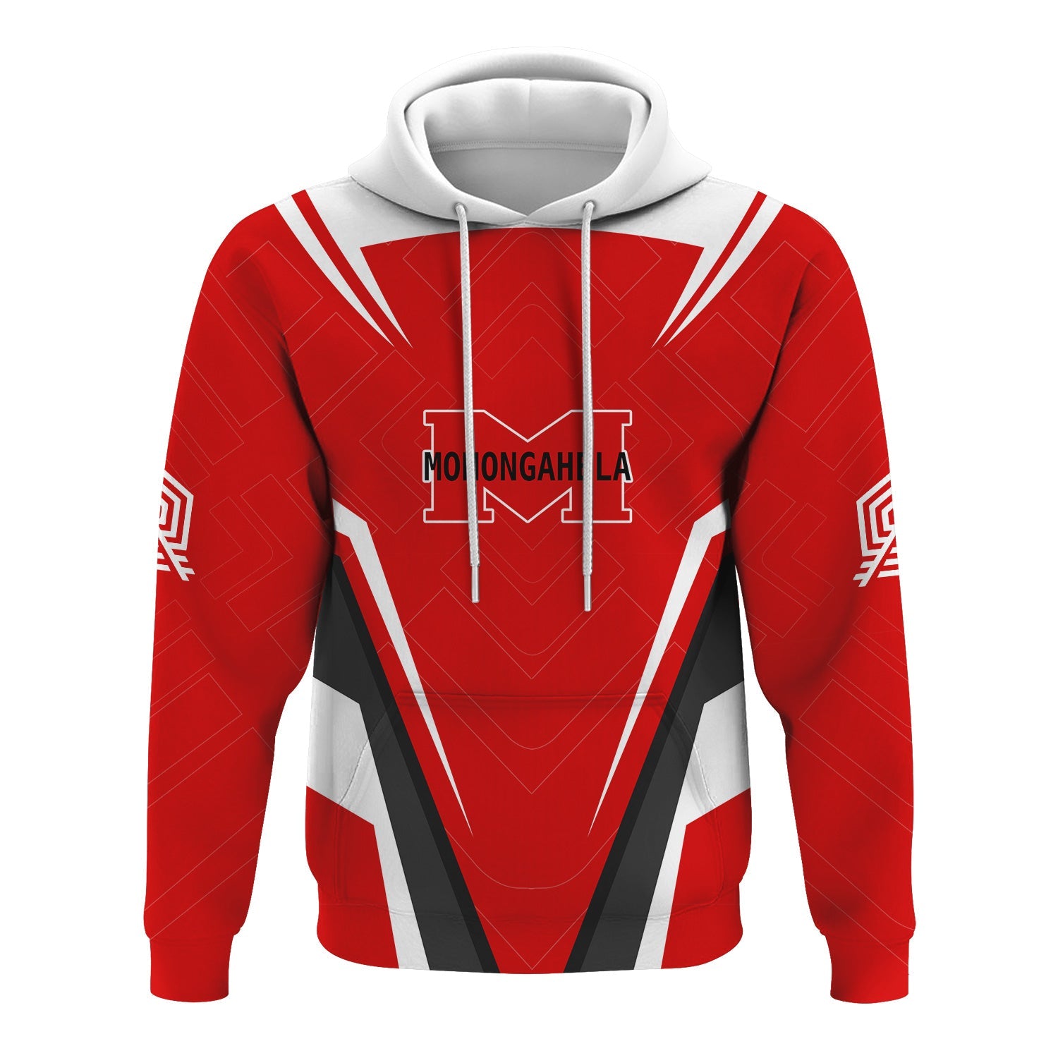 Railspirit Personalized Monongahela Railroad Hoodie Railway Inspired Apparel Train Zip Up Hoodie For Train Lovers