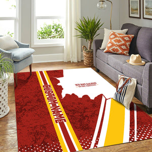 Railspirit Personalized New Hope Railroad Area Rug Vintage All Over Printed Rug