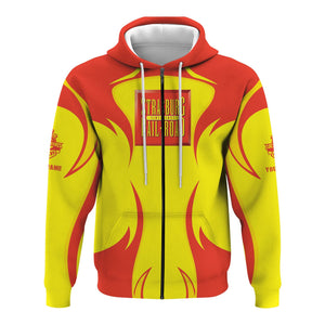 Railspirit Personalized Strasburg Railroad Hoodie Distinctive Flame Style Zip Up Hoodie For Steam Engine Addict