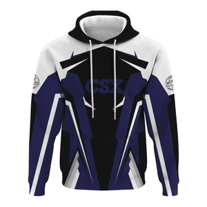 Railspirit Personalized CSX Transportation Railroad Hoodie Strong Line Style Train Hoodie Gift Idea For Train Lover