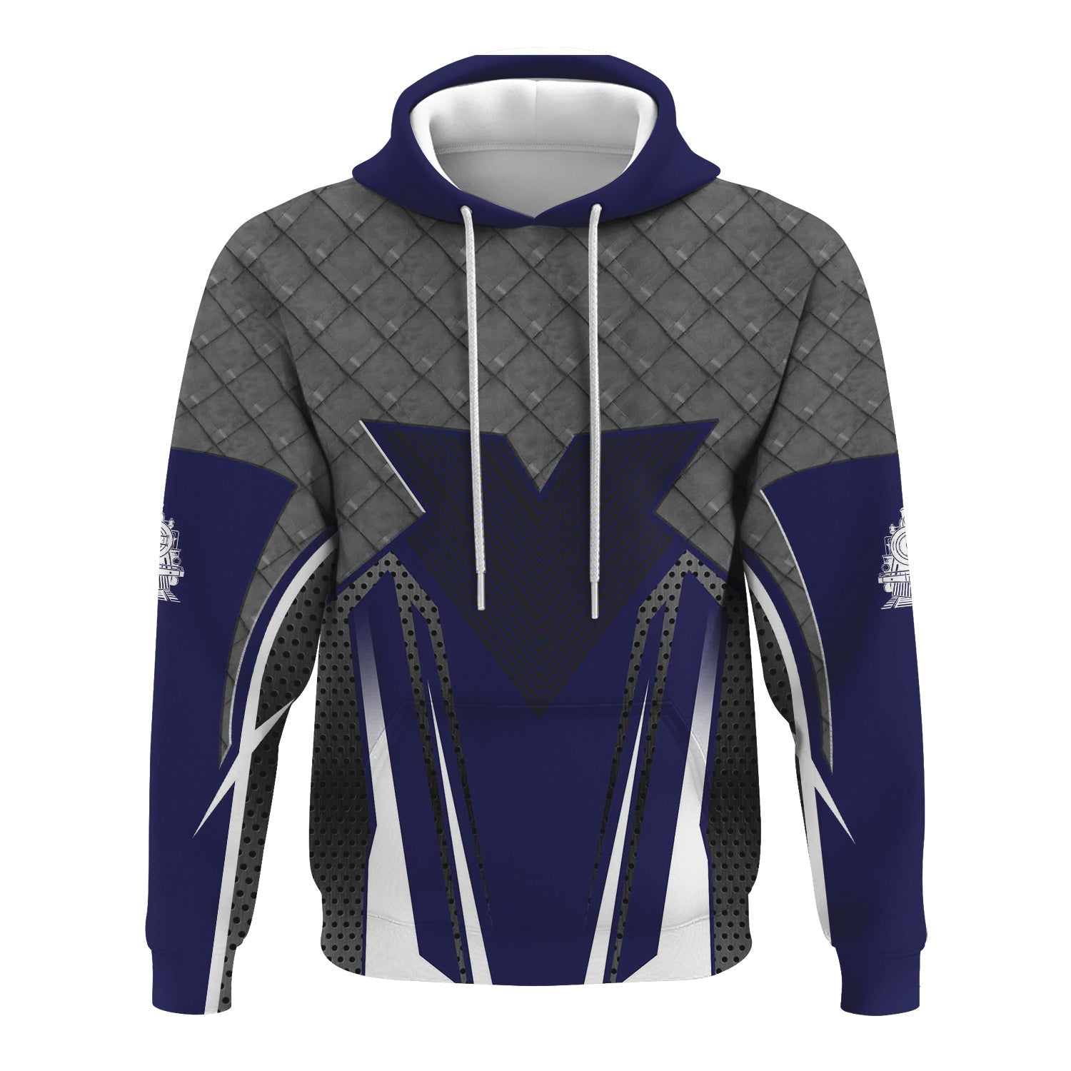 Railspirit Personalized CSX Transportation Railroad Hoodie Rugged Steel Vibes Train Zip Up Hoodie All Over Print