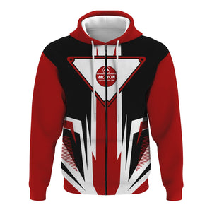 Railspirit Monon Railroad Hoodie Bold Graphic Style All Over Printed Zip Up Hoodie