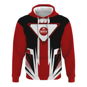Railspirit Monon Railroad Hoodie Bold Graphic Style All Over Printed Zip Up Hoodie
