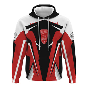 Railspirit Personalized Bangor And Aroostook Railroad Hoodie Strong Line Style Train Hoodie Gift Idea For Train Lover