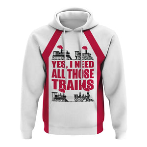 Railspirit Custom Name Canadian Pacific Railroad Hoodie Yes I Need All Those Train Printed Zip Hoodie