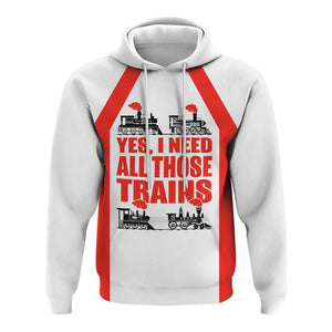 Railspirit Custom Name Fleischmann And Western Railroad Hoodie Yes I Need All Those Train Printed Zip Hoodie
