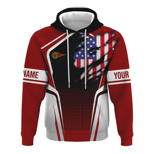 Railspirit Personalized Western Maryland Railway Hoodie American Eagle Vintage Train Zip Up Hoodie