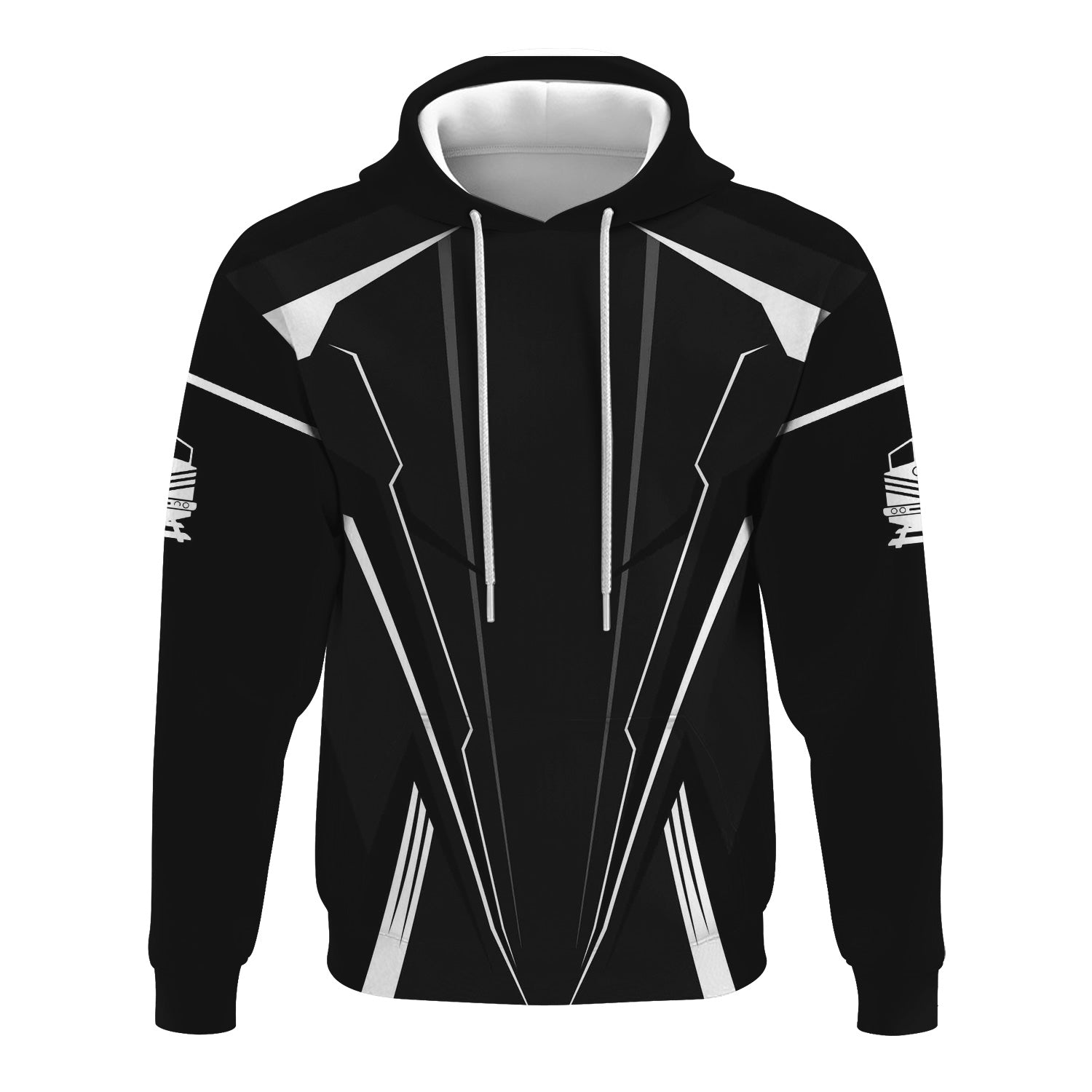 Railspirit Personalized Norfolk Southern Railway Hoodie Lightning-Edge Design Train Zip Up Hoodie For Railroad Lovers