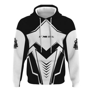 Railspirit Personalized Norfolk Southern Railway Hoodie Railway Trainspotter Style Zip Up Hoodie Gift Idea For Foamers