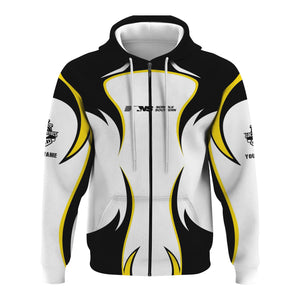 Railspirit Personalized Norfolk Southern Railway Hoodie Distinctive Flame Style Zip Up Hoodie For Steam Engine Addict