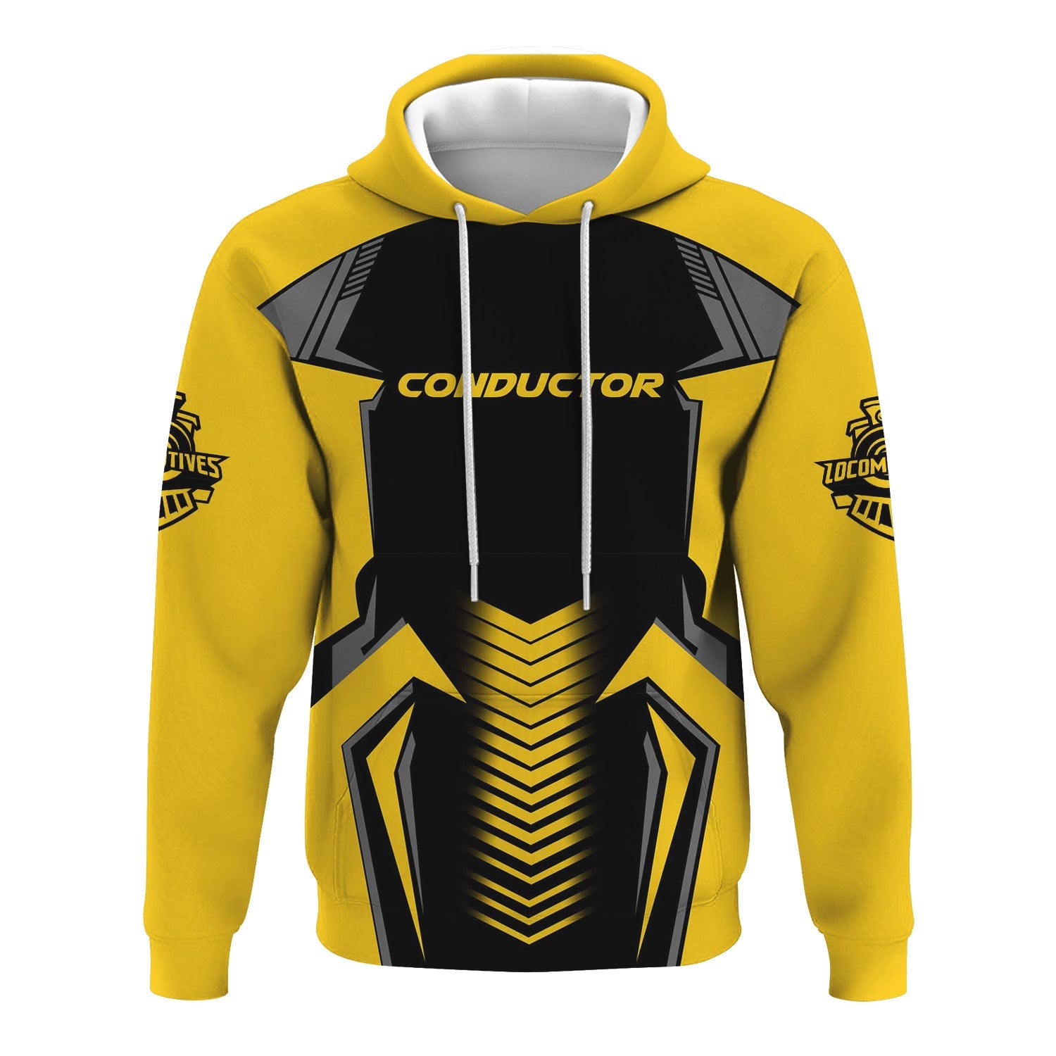 Railspirit Personalized Central of Georgia Railway Hoodie Standout Style with Custom Position Train Zip Up Hoodie