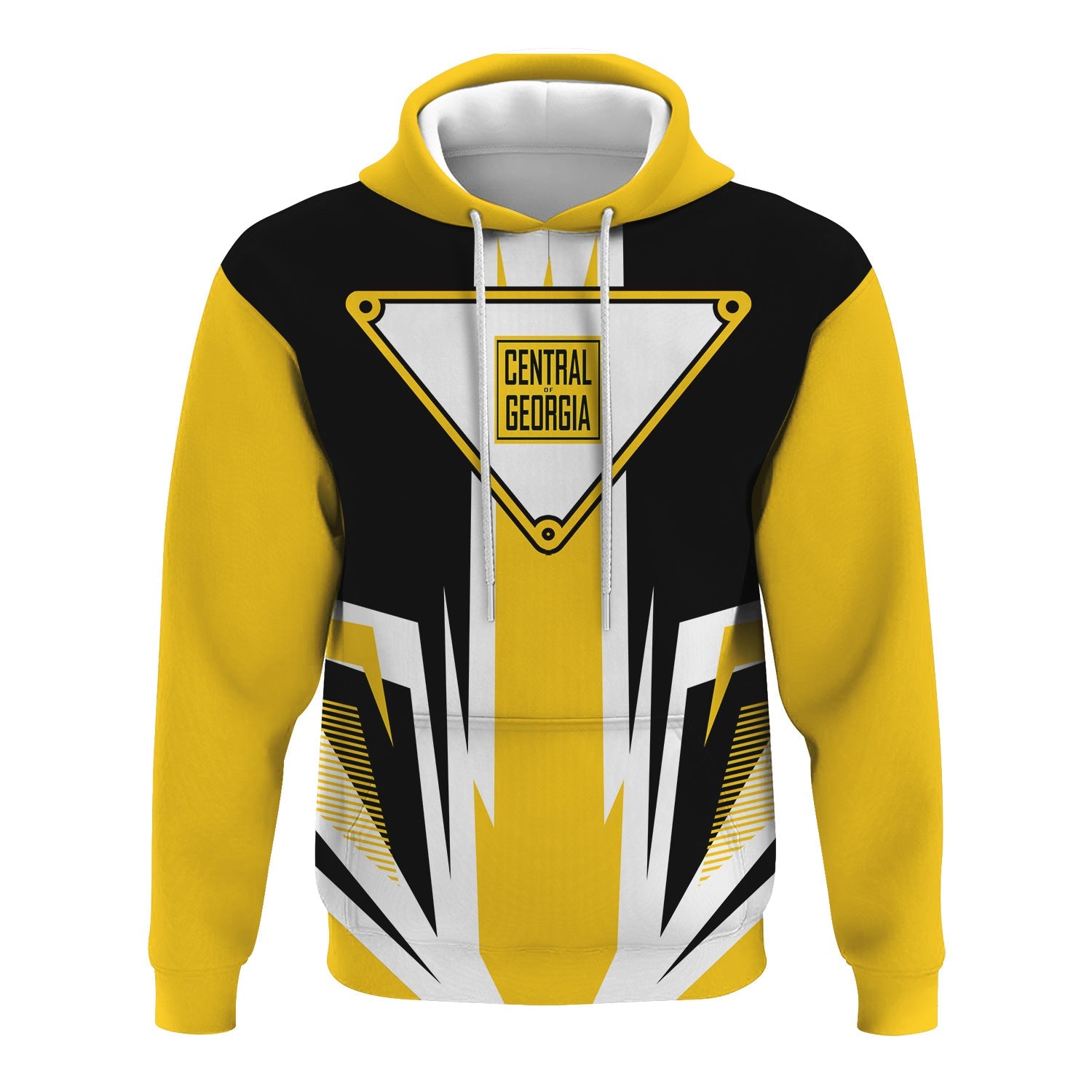 Railspirit Central of Georgia Railway Hoodie Bold Graphic Style All Over Printed Zip Up Hoodie