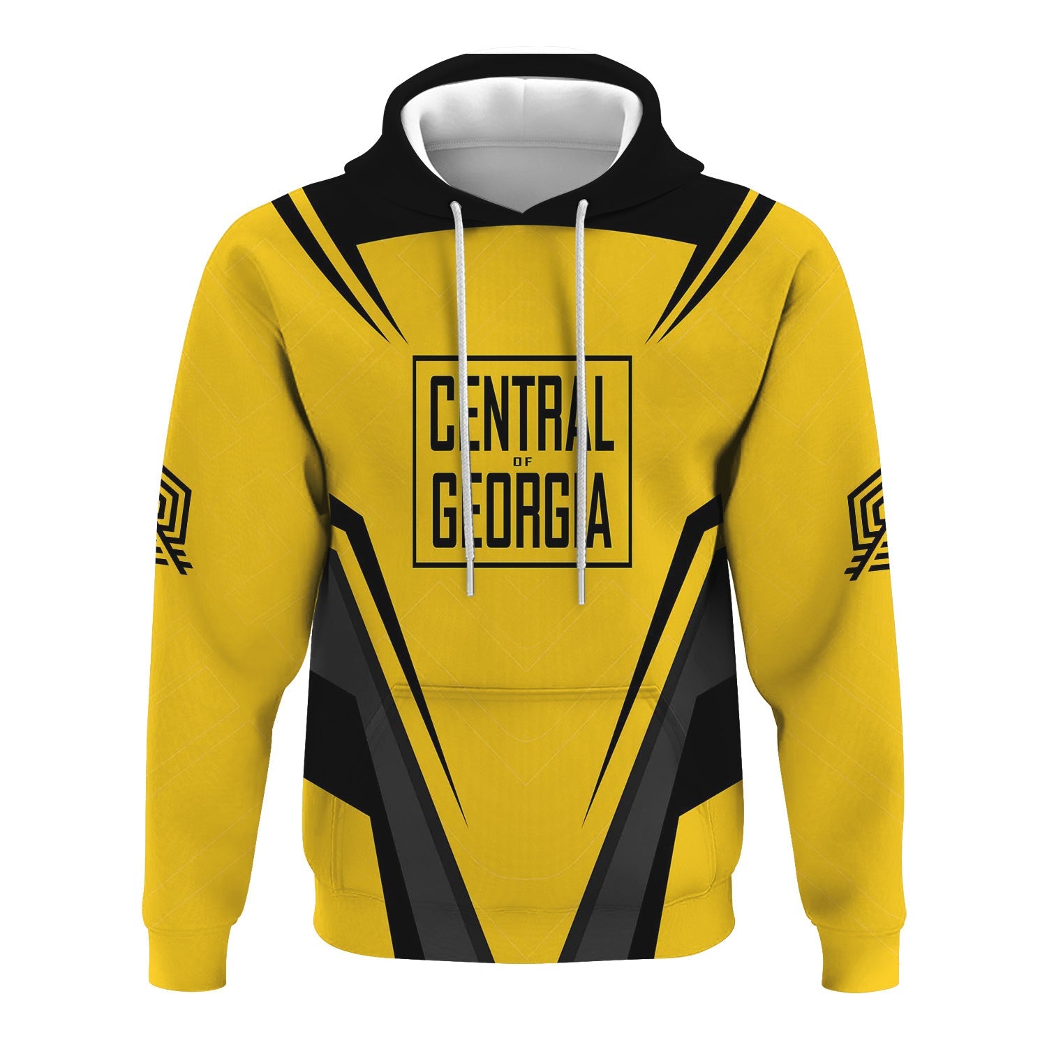 Railspirit Personalized Central of Georgia Railway Hoodie Railway Inspired Apparel Train Zip Up Hoodie For Train Lovers