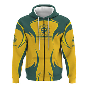 Railspirit Personalized Southern Railway U.S Hoodie Distinctive Flame Style SOU Zip Up Hoodie For Steam Engine Addict