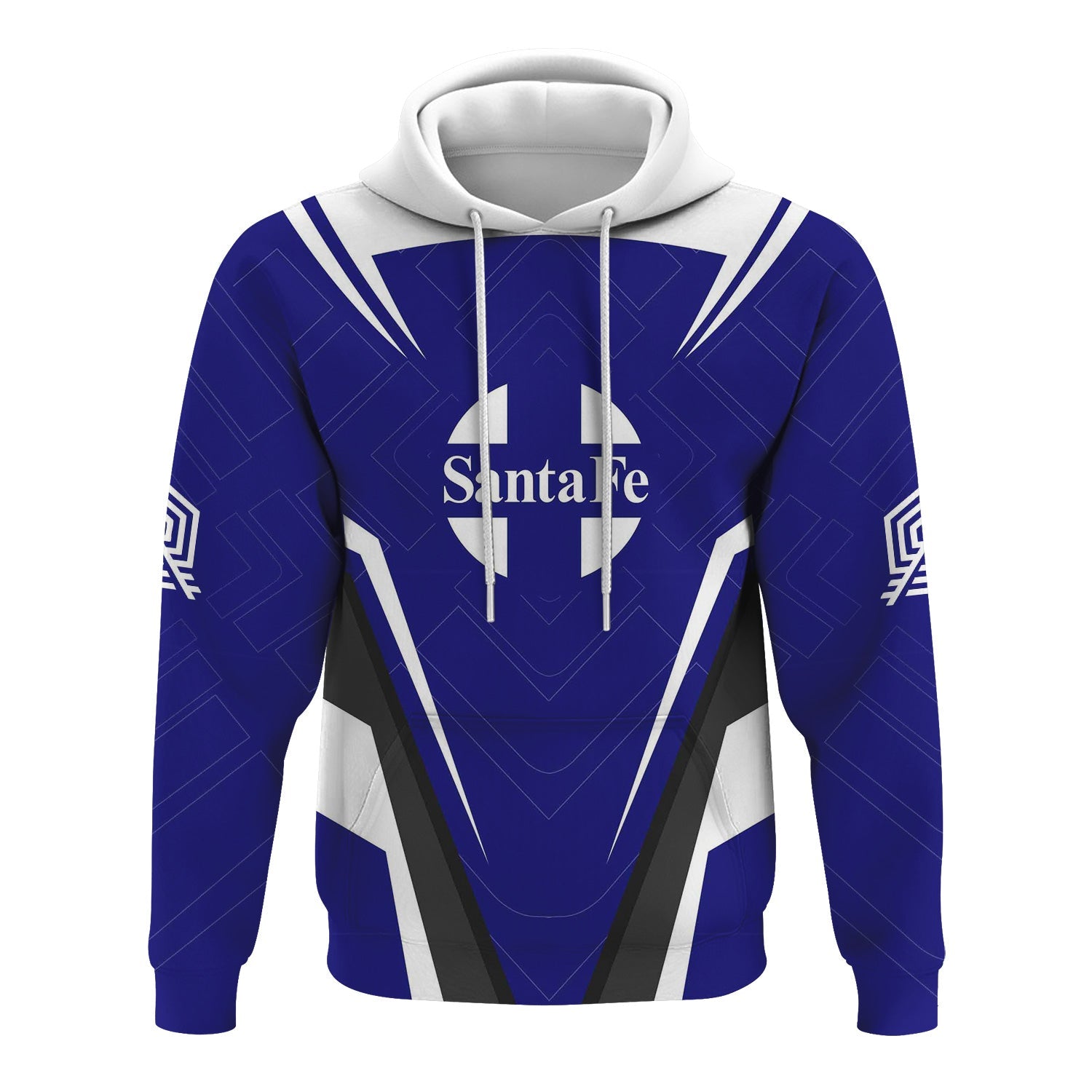 Railspirit Personalized Santa Fe ATSF Railway Hoodie Railway Inspired Apparel Atchison, Topeka and Santa Fe Train Zip Up Hoodie For Train Lovers