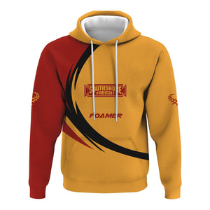 Railspirit Personalized Chicago South Shore and South Bend Railroad Hoodie Unique Graphic Style Zip Up Hoodie For Train Enthusiasts