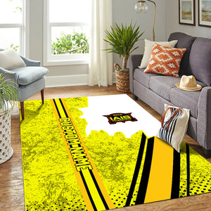Railspirit Personalized Iowa Interstate Railroad Area Rug Vintage IAIS All Over Printed Rug