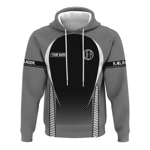 Railspirit Personalized Union Electric Railway Hoodie Stress Is Caused By Not Having Enough Trains  Zip Up Hoodie