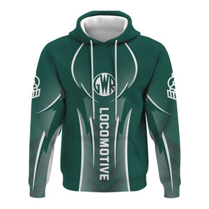 Railspirit Personalized Great Western Railway Hoodie Striking Line Style Train Zip Up Hoodie For Locomotive Lovers