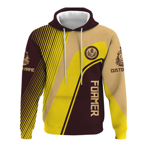 Railspirit Personalized London, Midland and Scottish Railway Hoodie Vibrant Striking Style Zip Up Hoodie For Rail Enthusiasts