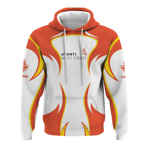 Railspirit Personalized Avanti West Coast Hoodie Distinctive Flame Style Zip Up Hoodie For Steam Engine Addict